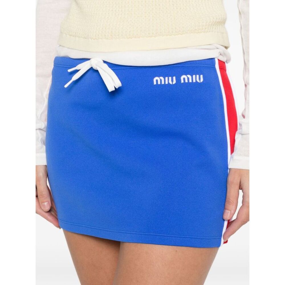 Miu Miu Women Nylon Mini Skirt - Picture 3 of 5